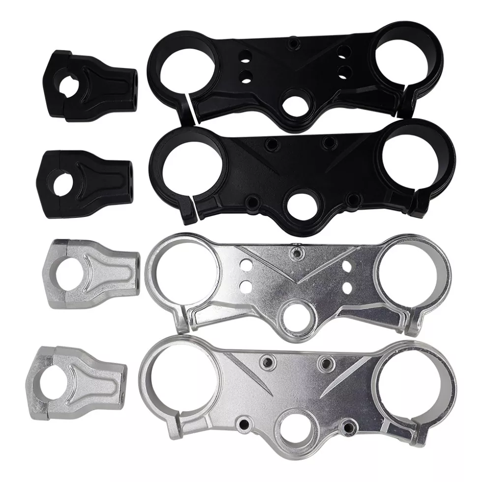Pince triple forgée pour moto