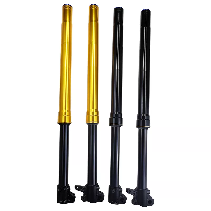 Fourche avant réglable simple pour moto tout-terrain