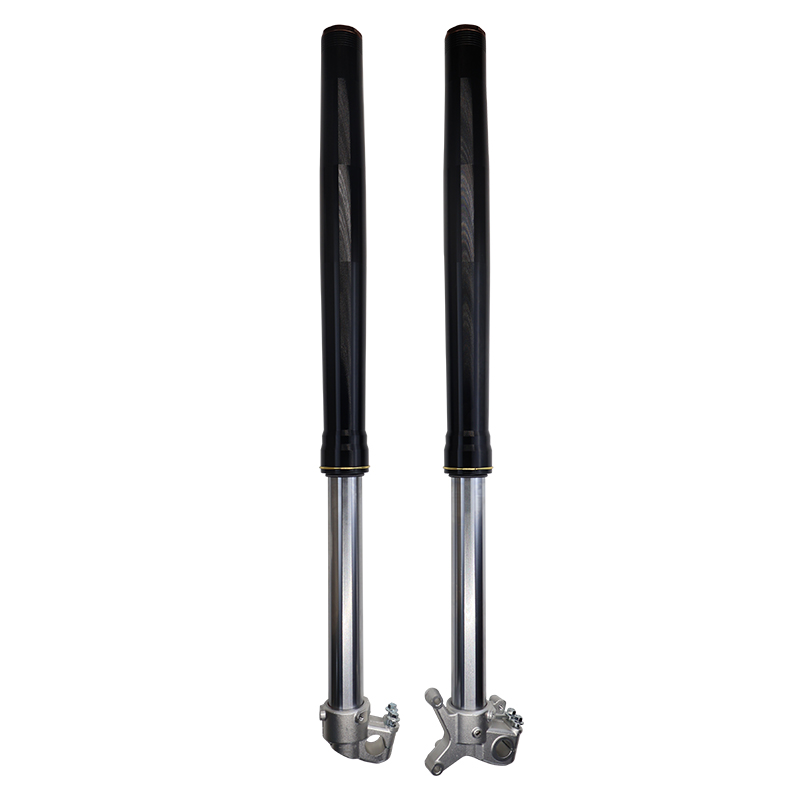 Fourche avant inversée à double réglage et suspension